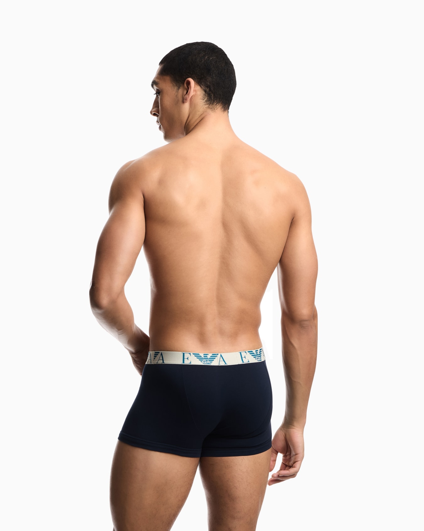 3-pack regular fit jersey trunks with bold monogram Slide 2
