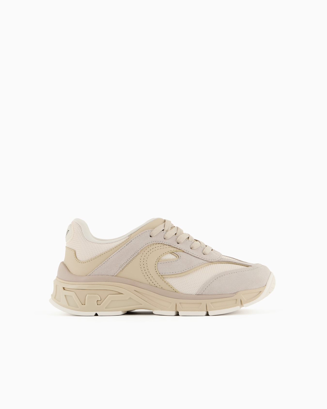 Travel Essential mesh and suede sneakers Slide 0