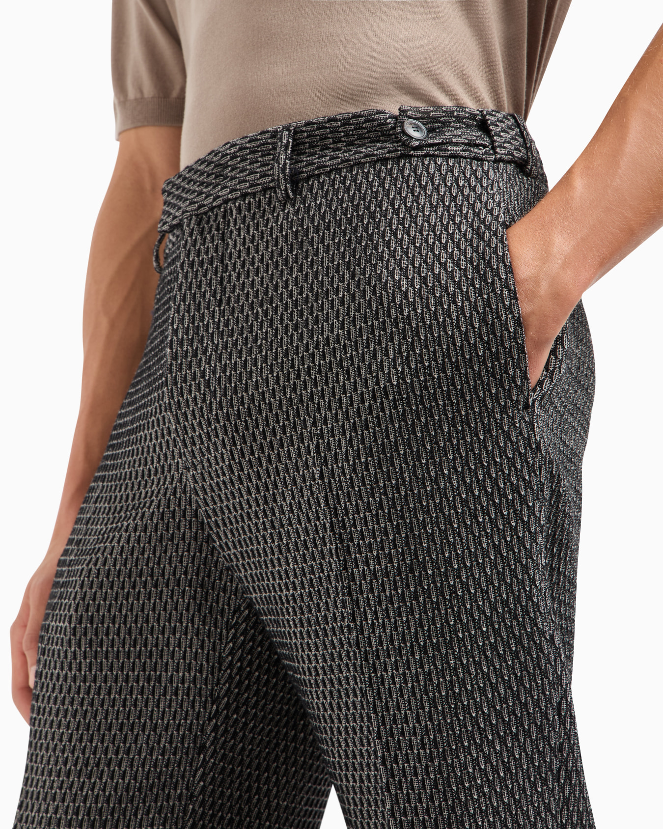Pantalon en laine vierge tissée Icon Diapositive 4