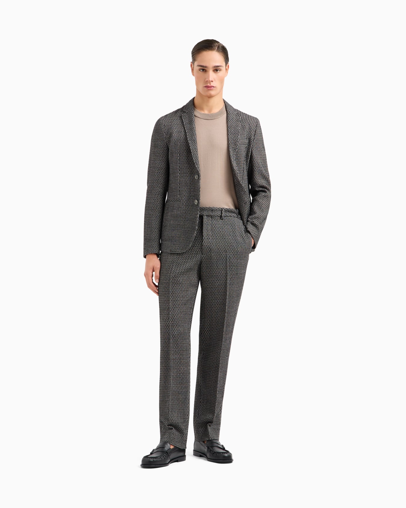 Pantalon en laine vierge tissée Icon Diapositive 1