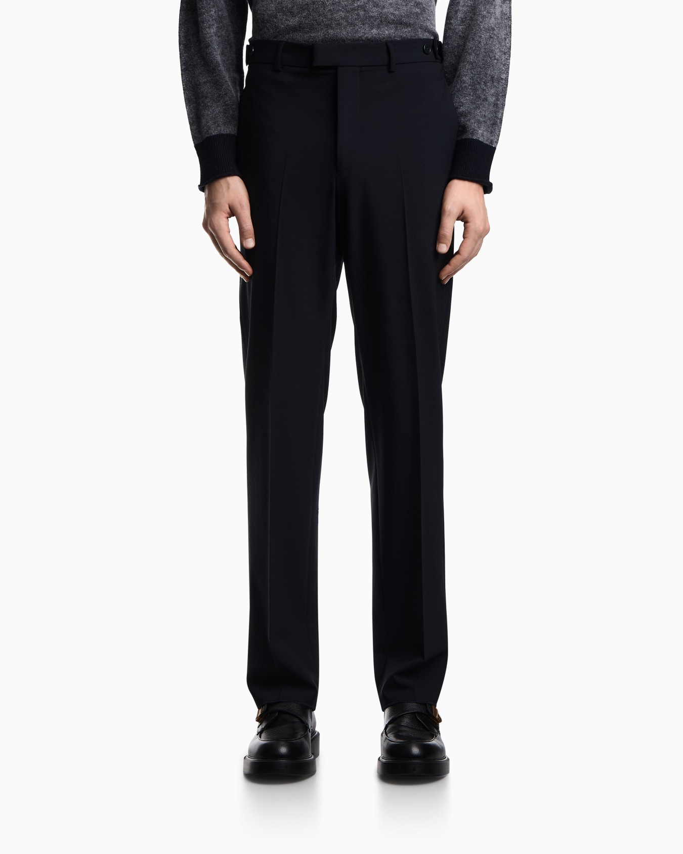 Pantalon en toile de laine froide tropicale stretch Diapositive 3