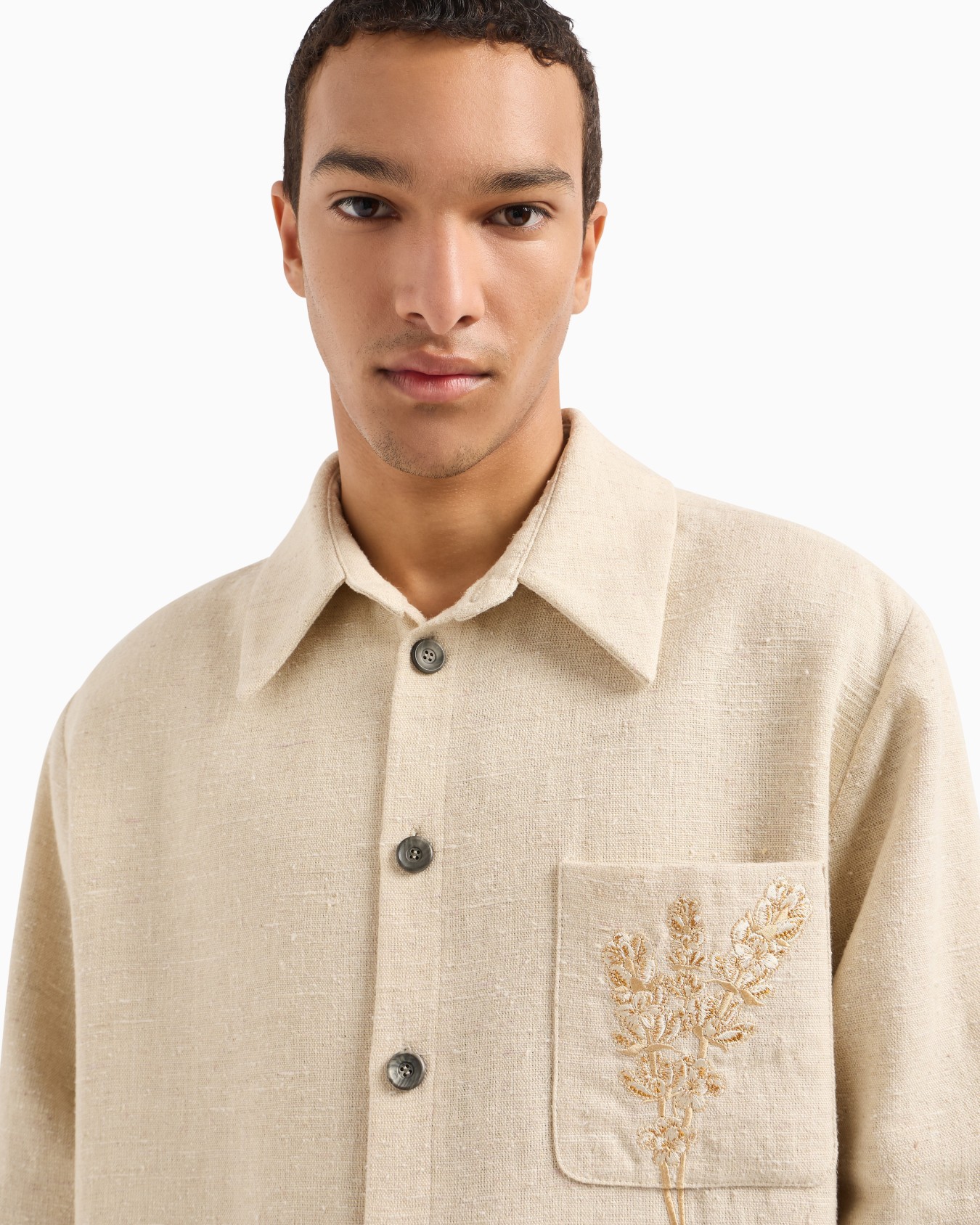 LINEN BUTTON DOWN SHIRT Diapositive 5