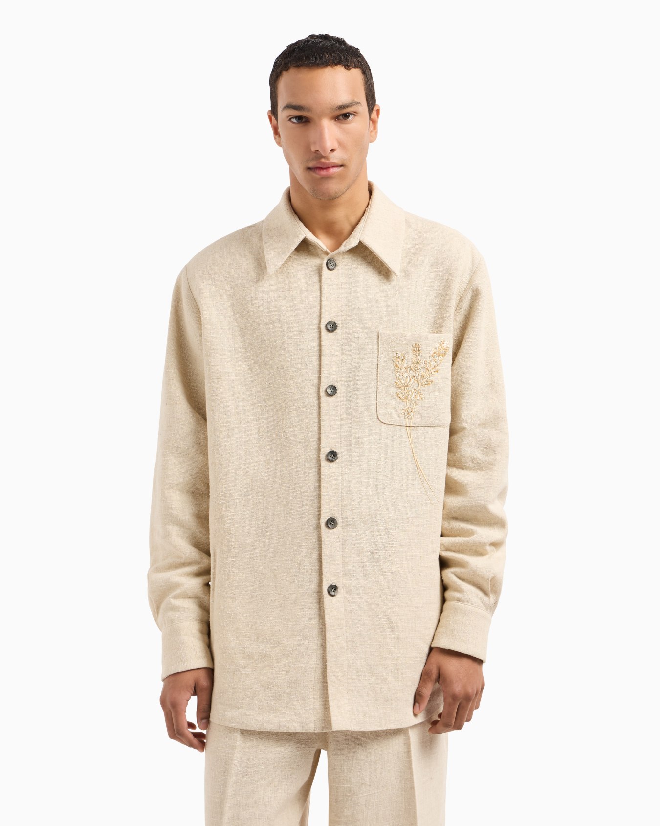 LINEN BUTTON DOWN SHIRT Diapositive 4