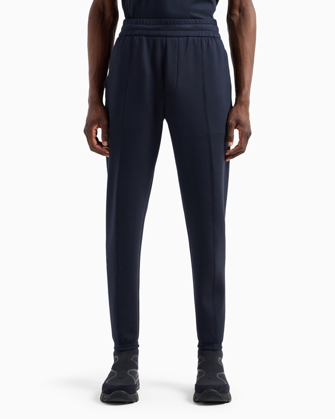 Travel Essential modal-blend double jersey joggers Slide 1