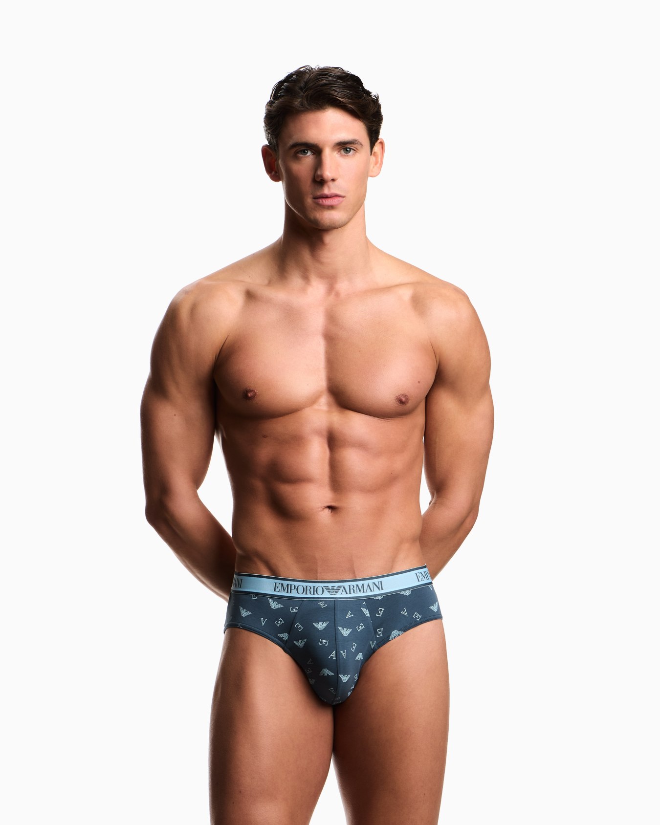 ブリーフ3枚セット Core ロゴ入りウエストバンド スライドする 1