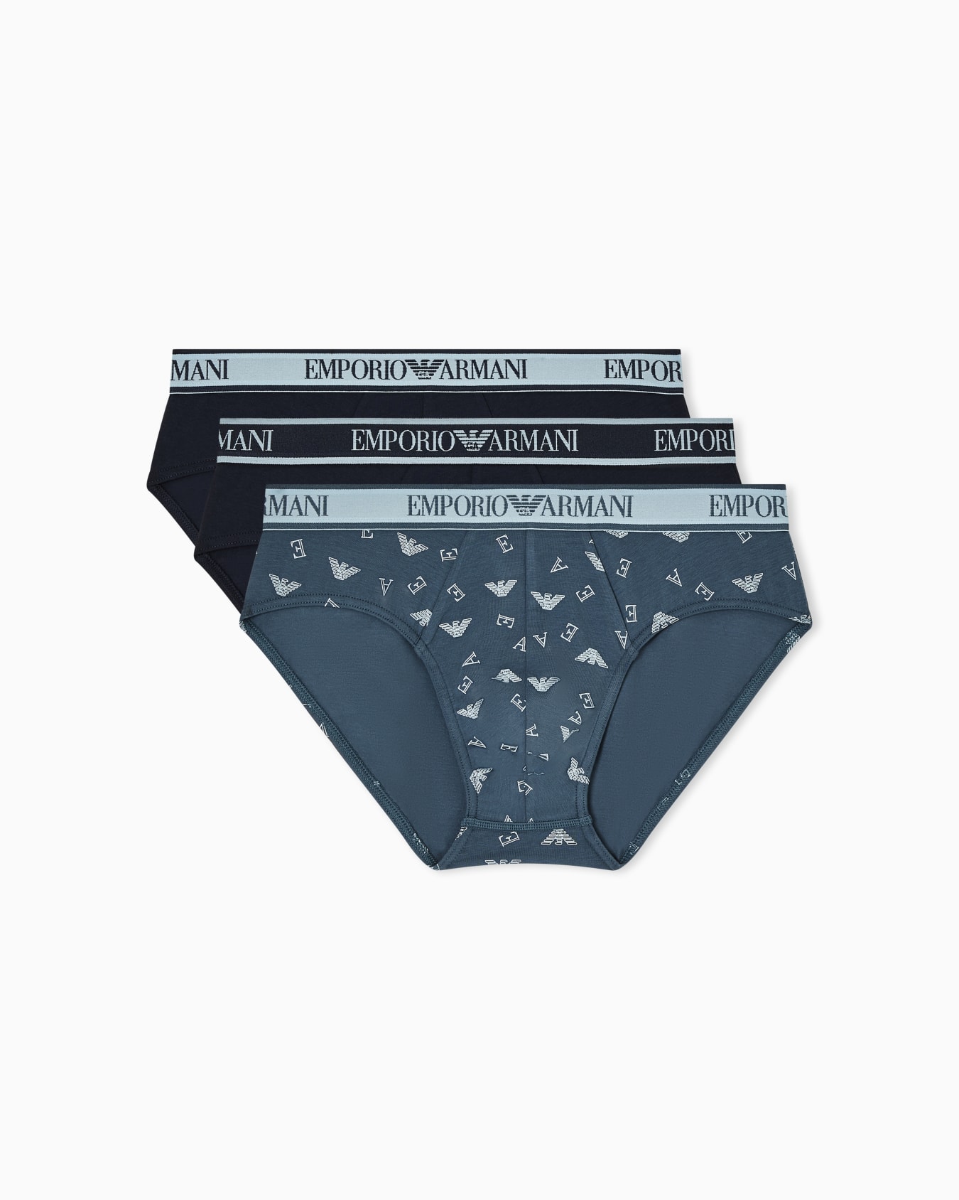 ブリーフ3枚セット Core ロゴ入りウエストバンド スライドする 0