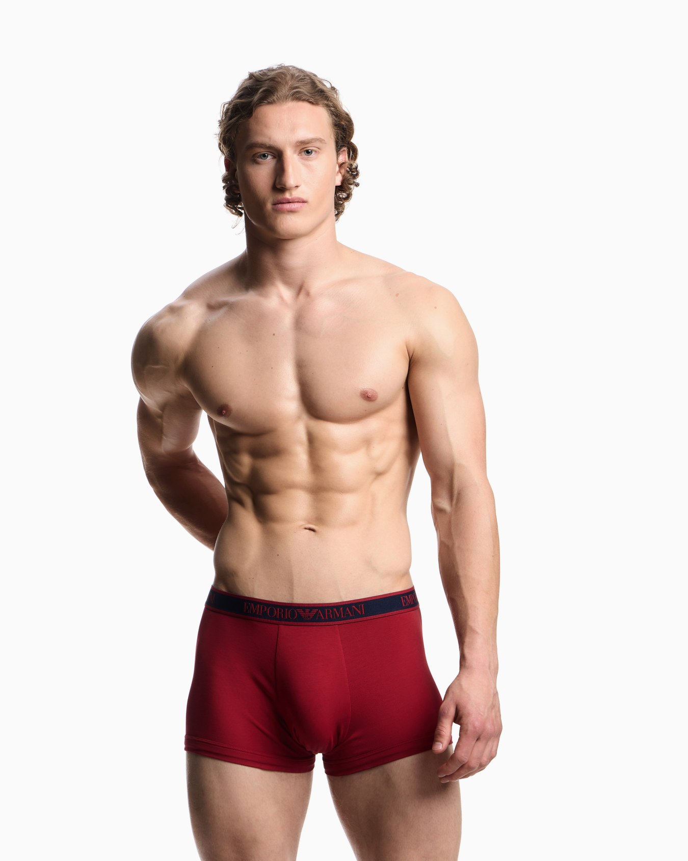 ボクサーパンツ3枚セット Core ロゴ入りウエストバンド スライドする 1