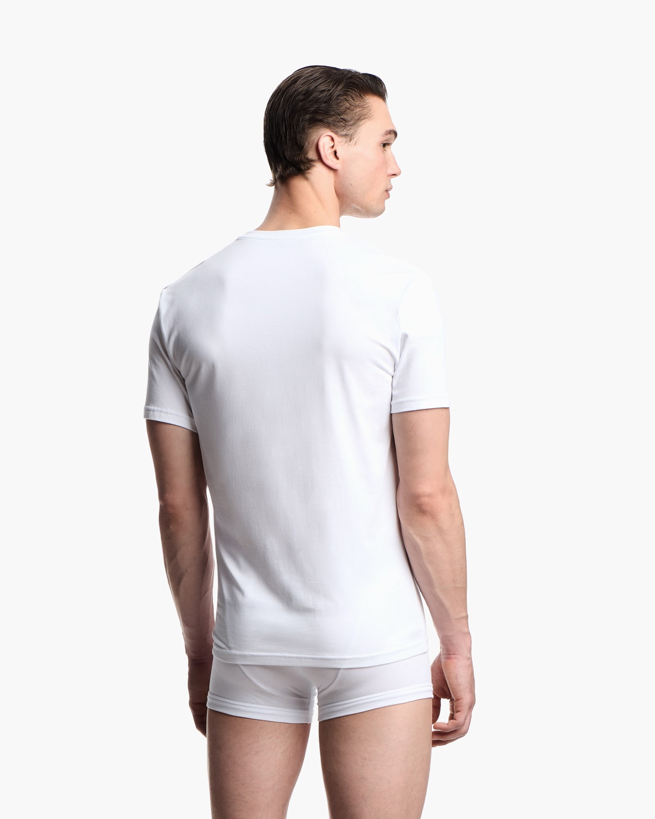 <オンライン限定>ラウンジウェアTシャツ ストレッチジャージー タイトフィット スライドする 2