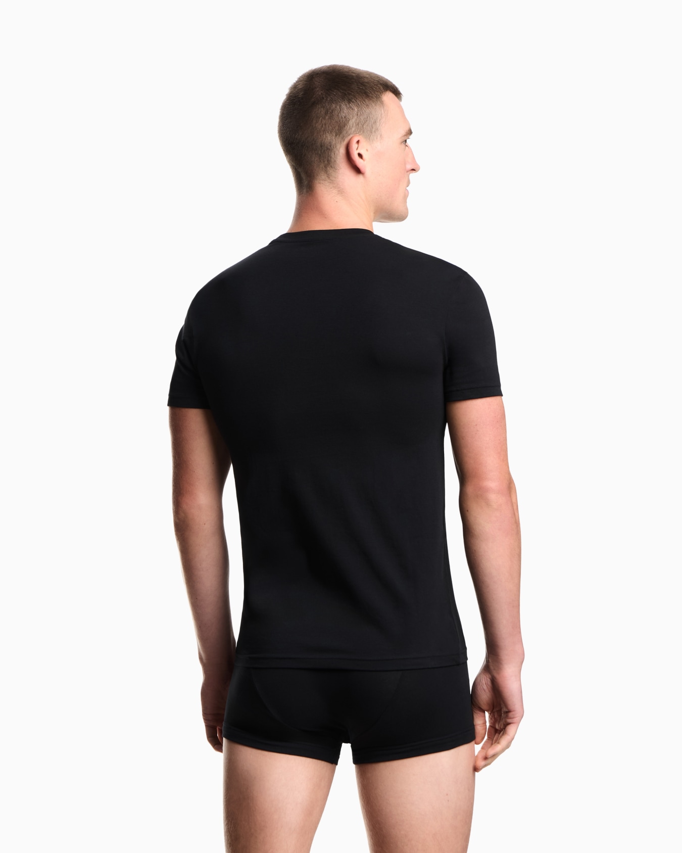 <オンライン限定>ラウンジウェアTシャツ ストレッチジャージー タイトフィット スライドする 2