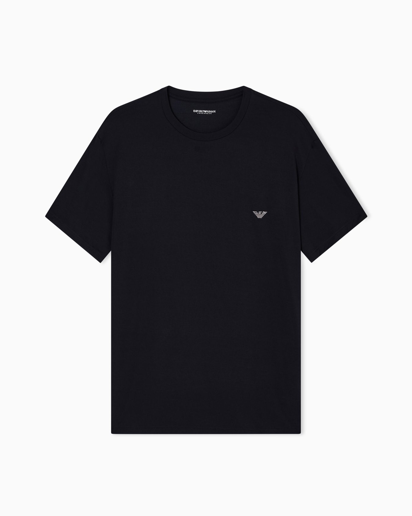Fitted loungewear T-shirt in soft modal Slide 0
