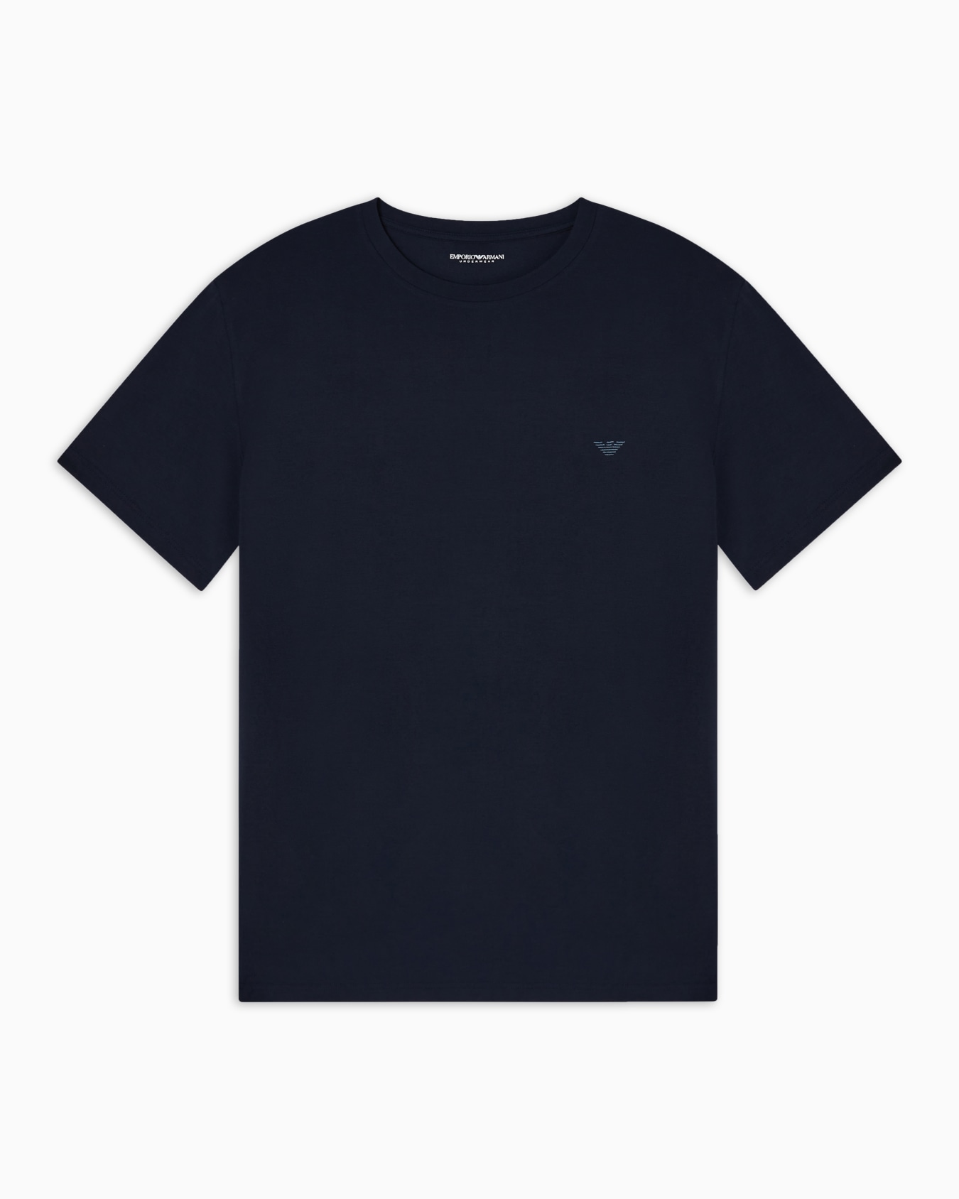 Fitted loungewear T-shirt in soft modal Slide 0
