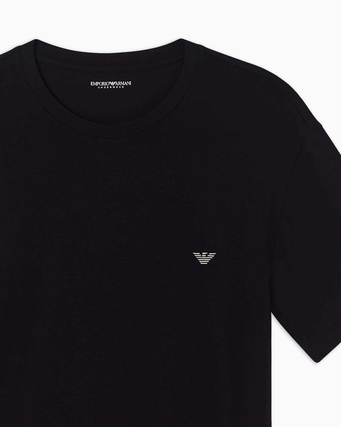 Fitted loungewear T-shirt in soft modal Slide 3