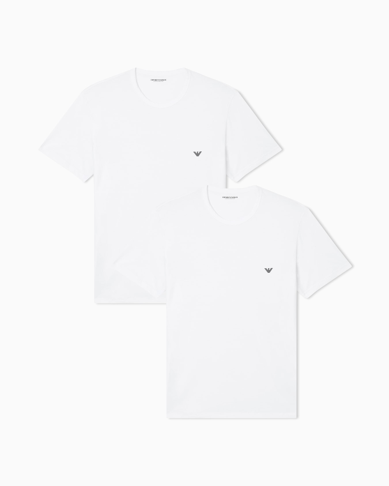 Two-pack of stretch jersey loungewear T-shirts Slide 0