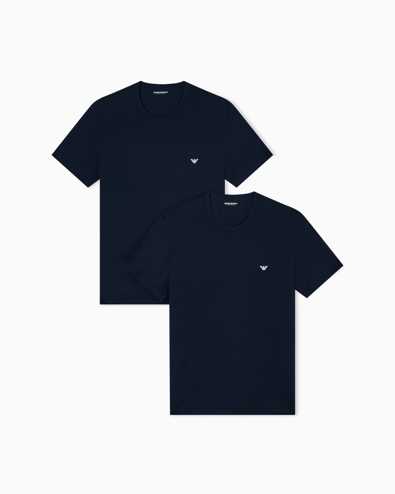 Two-pack of stretch jersey loungewear T-shirts Slide 0