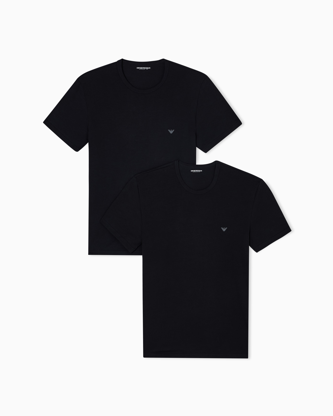 Two-pack of stretch jersey loungewear T-shirts Slide 0