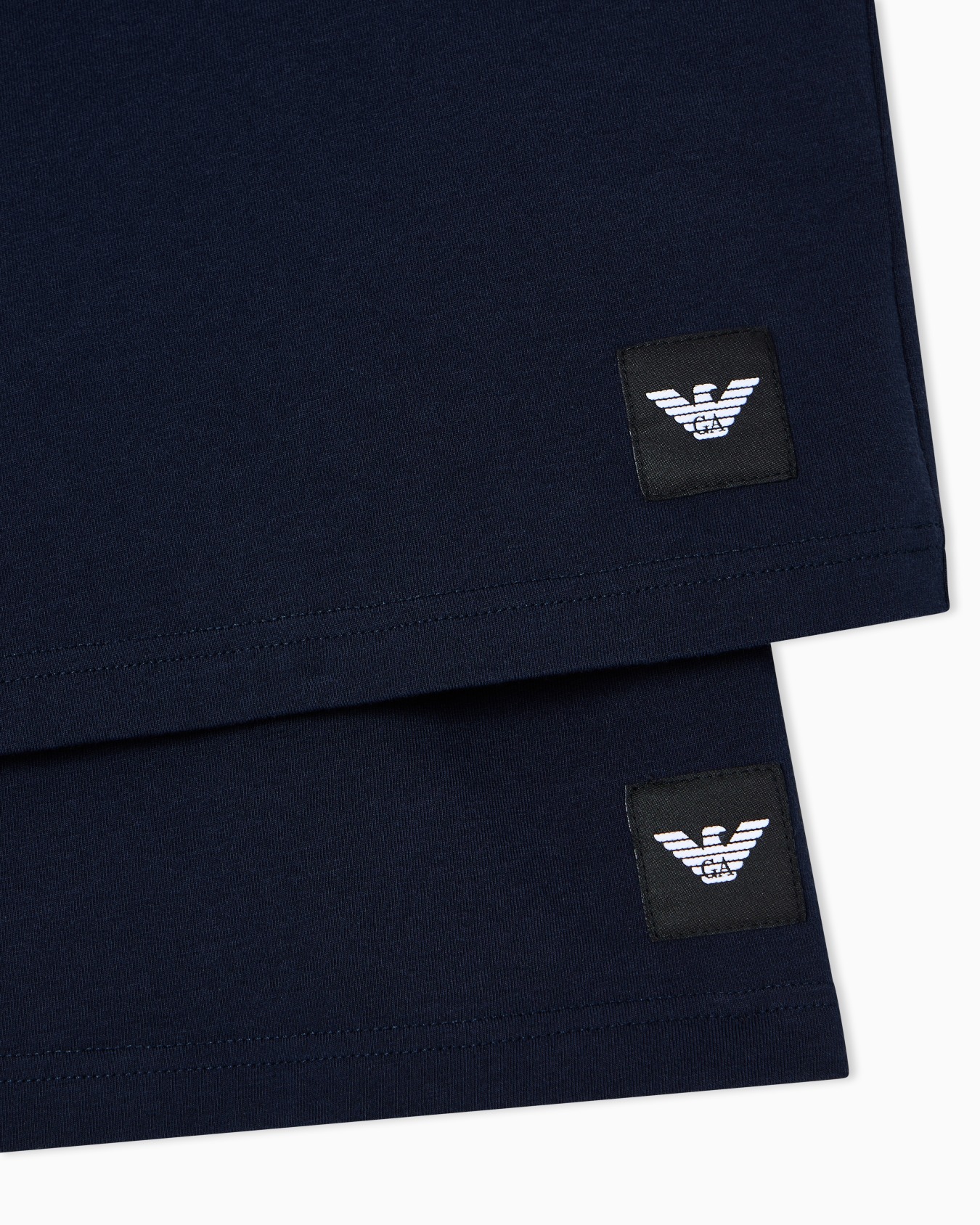 Two-pack of Essential logolabel jersey loungewear T-shirts Slide 3