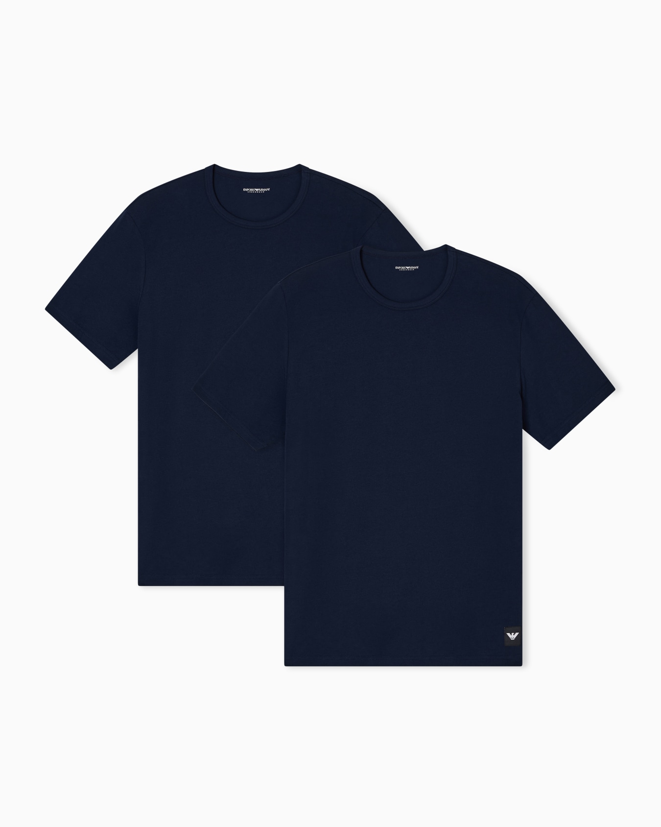 Two-pack of Essential logolabel jersey loungewear T-shirts Slide 0