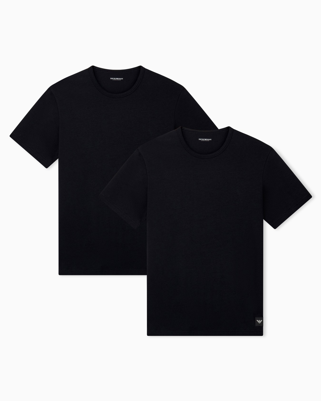 Pack de 2 camisetas Essential Logolabel de cuello redondo Diapositiva 0