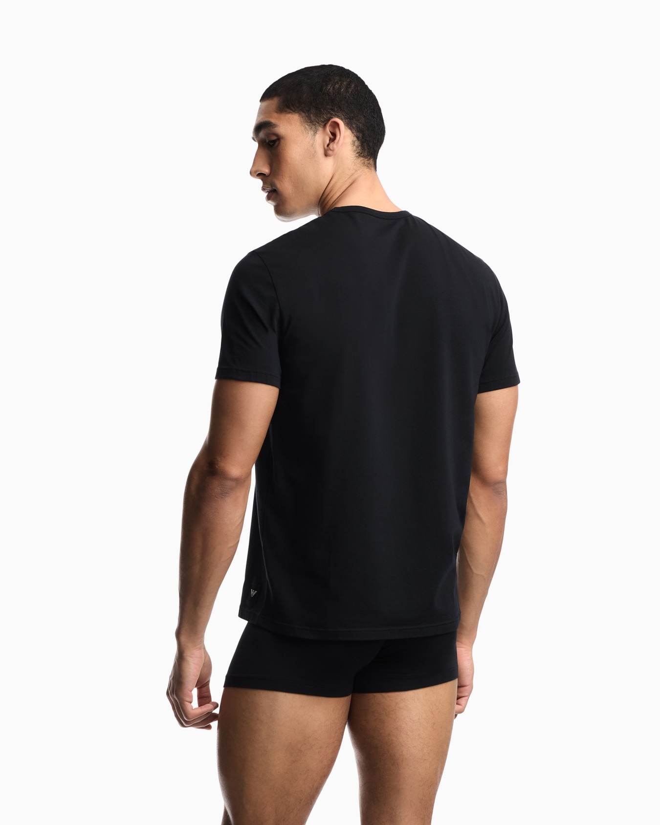 Pack de 2 camisetas Essential Logolabel de cuello redondo Diapositiva 2
