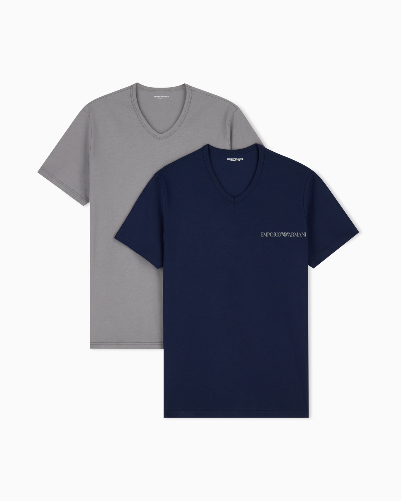 Lot de 2 T-shirts de détente en jersey Core avec bande logo Diapositive 0