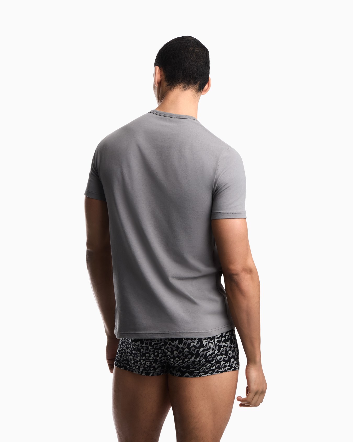 Lot de 2 T-shirts de détente en jersey Core avec bande logo Diapositive 2