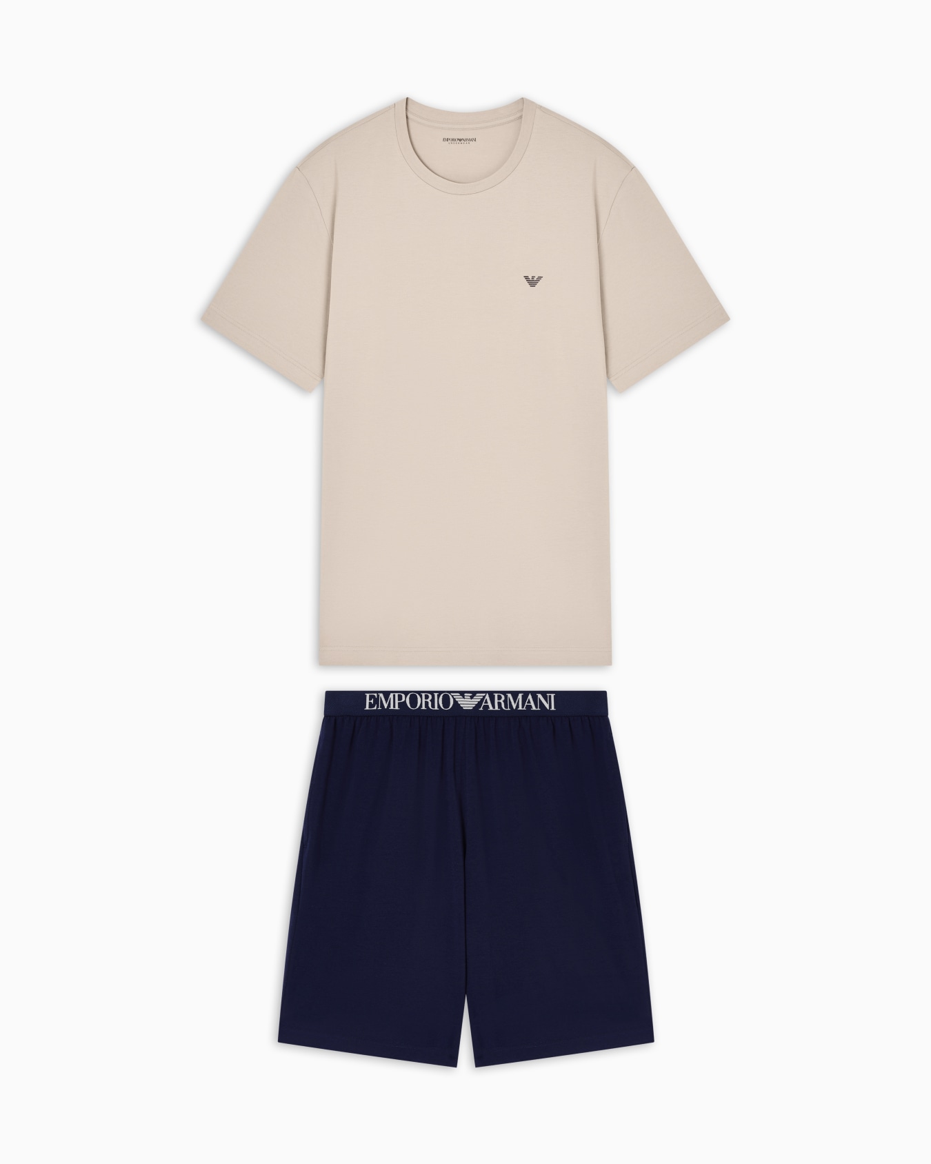 Endurance jersey pyjamas with Bermuda shorts Slide 0