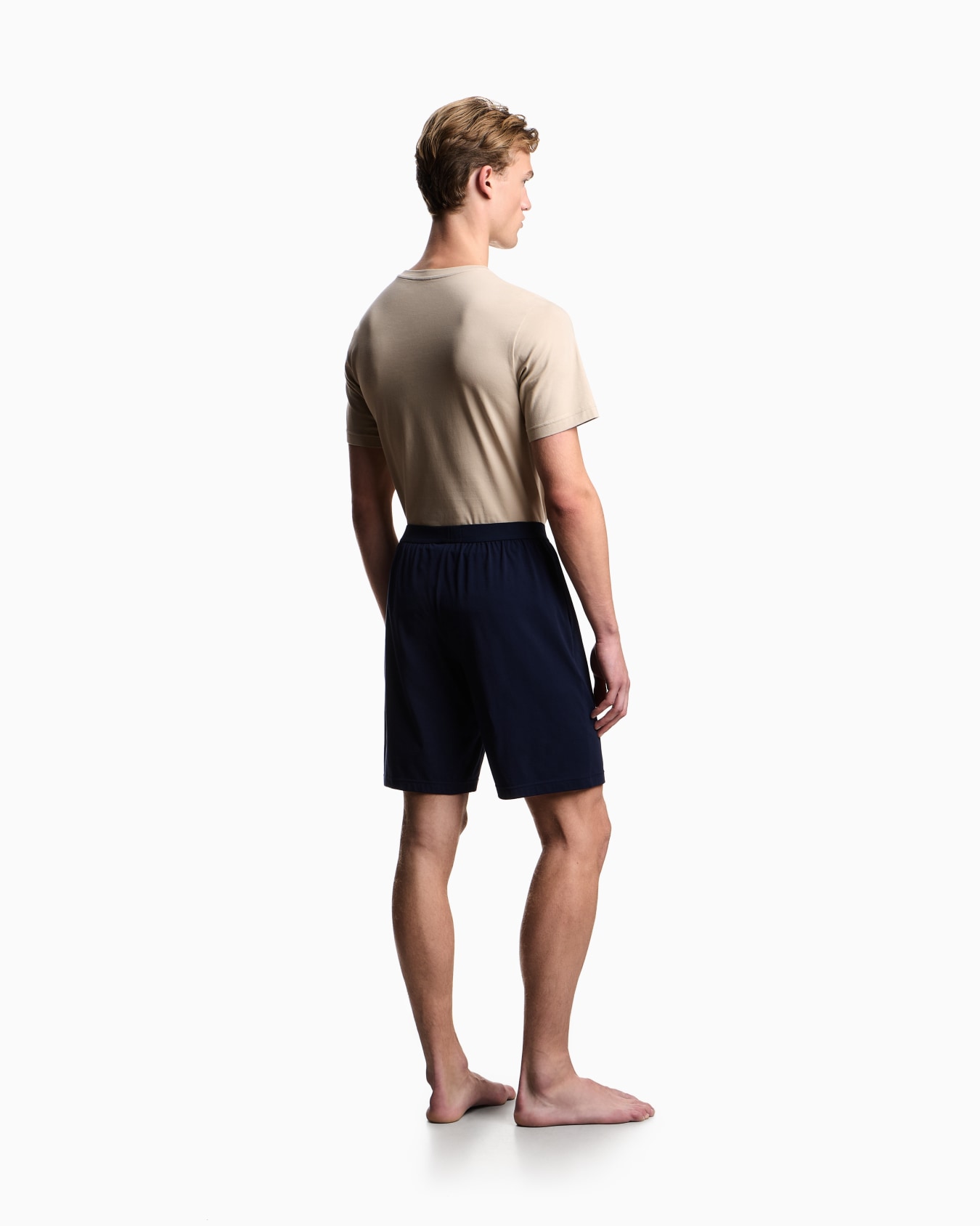 Endurance jersey pyjamas with Bermuda shorts Slide 2