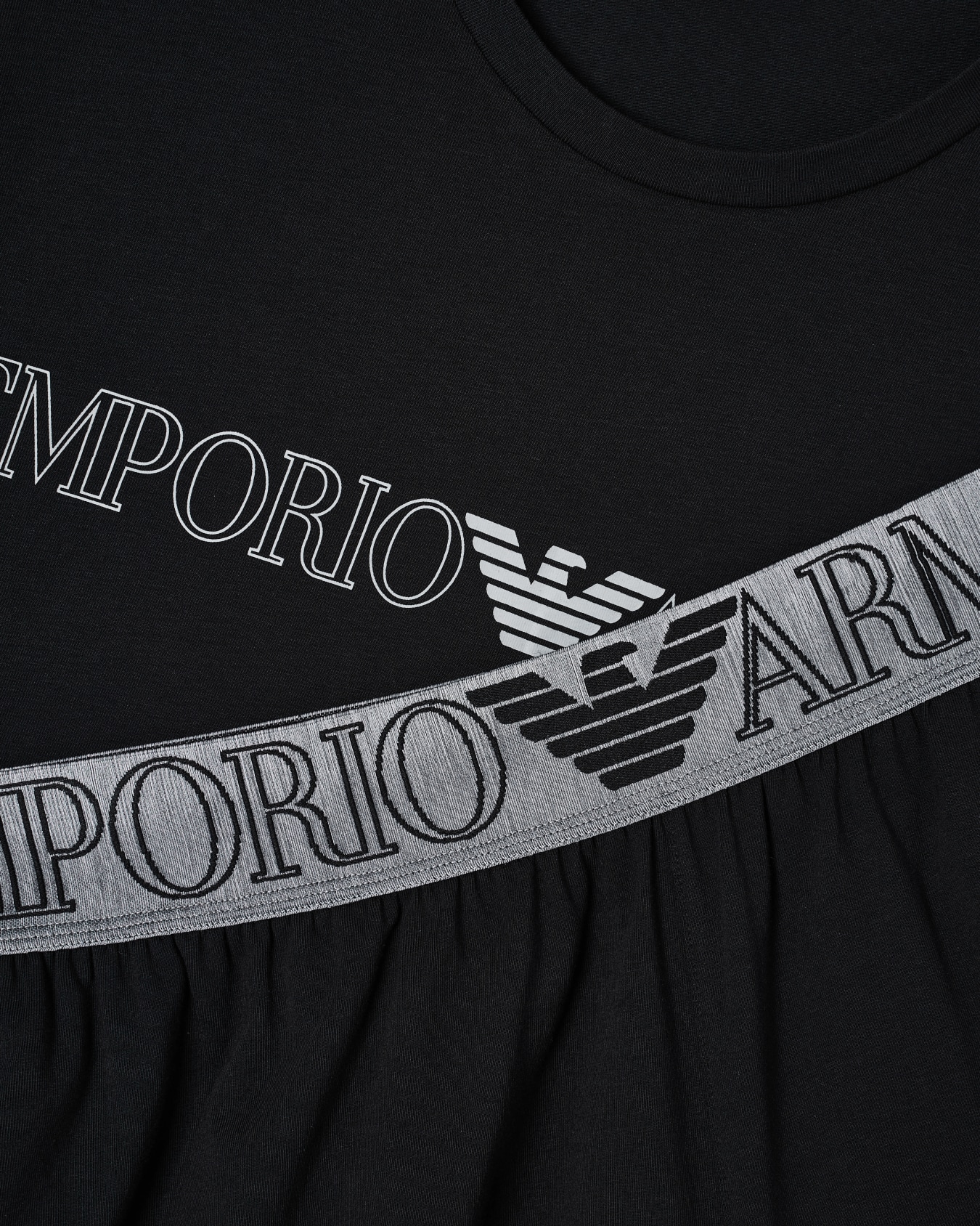 ASV メガロゴ パジャマ オーガニックジャージー バミューダパンツタイプ スライドする 3