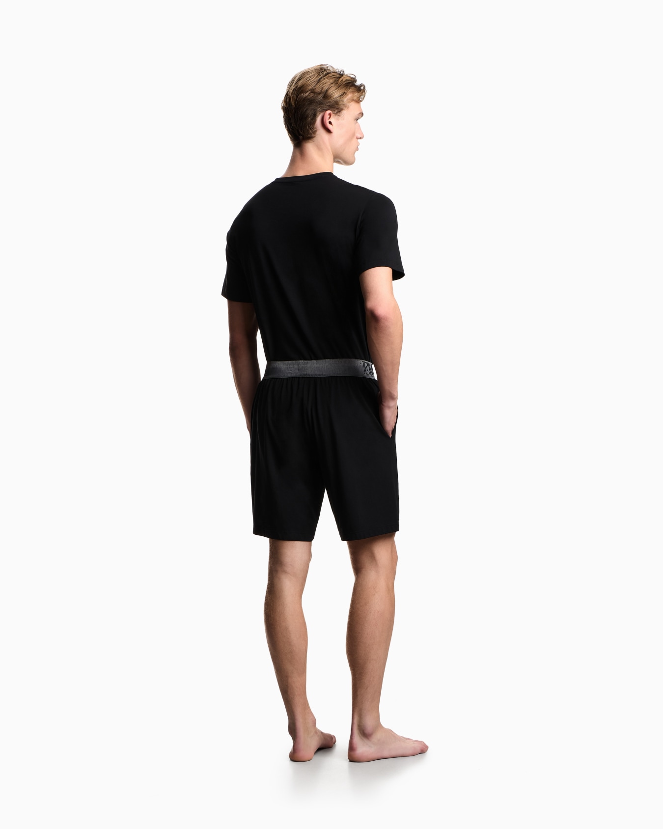 ASV メガロゴ パジャマ オーガニックジャージー バミューダパンツタイプ スライドする 2