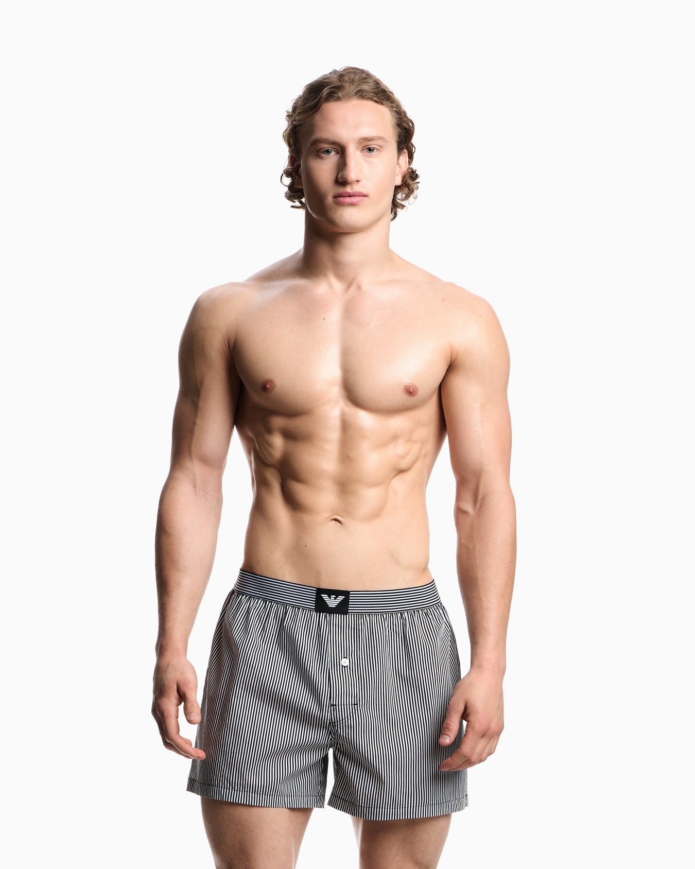 Two-pack of logo label boxer shorts Slide 1