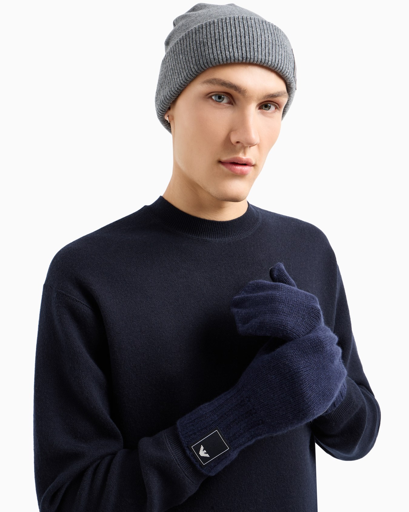 Gants mitaines en tricot de cachemire Travel Essential Diapositive 2