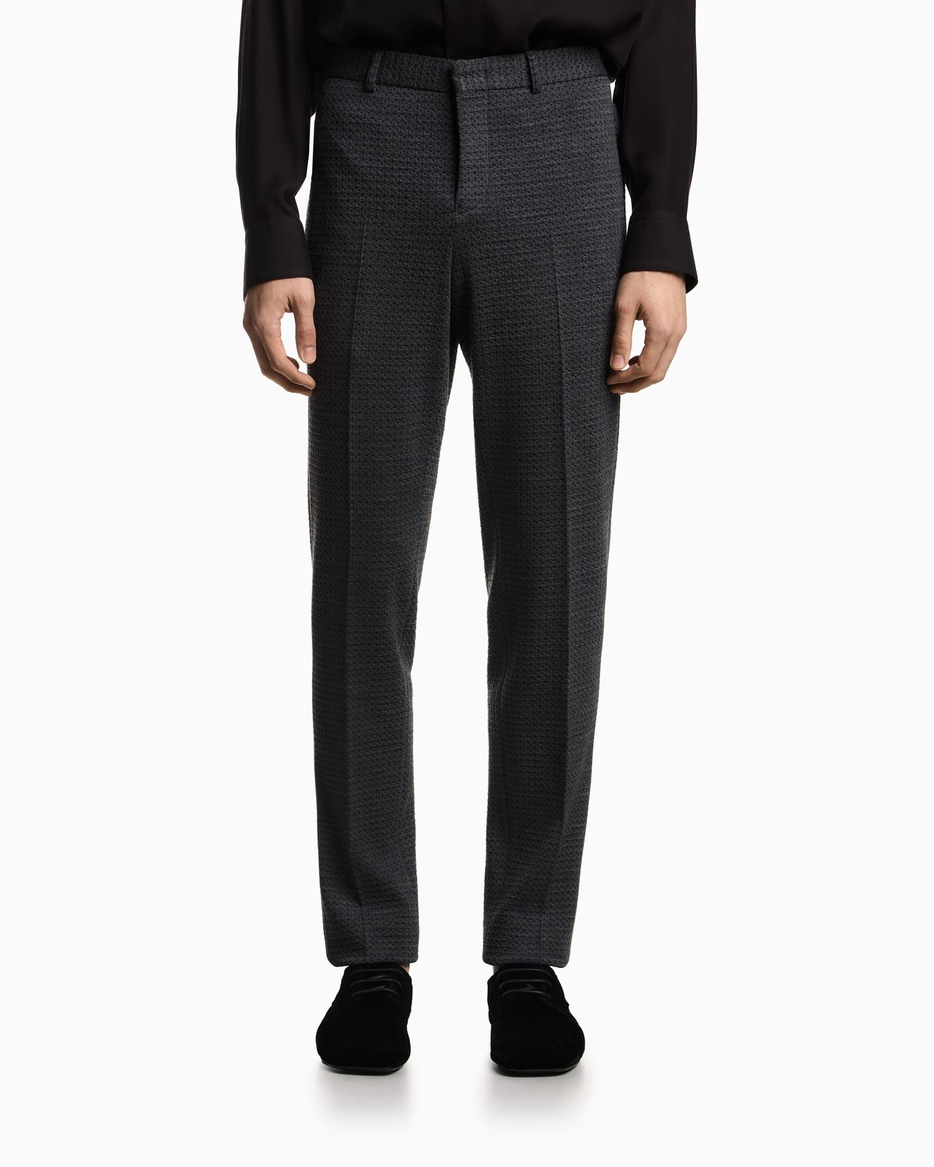 ニットパンツ 3Dジャージー スライドする 3