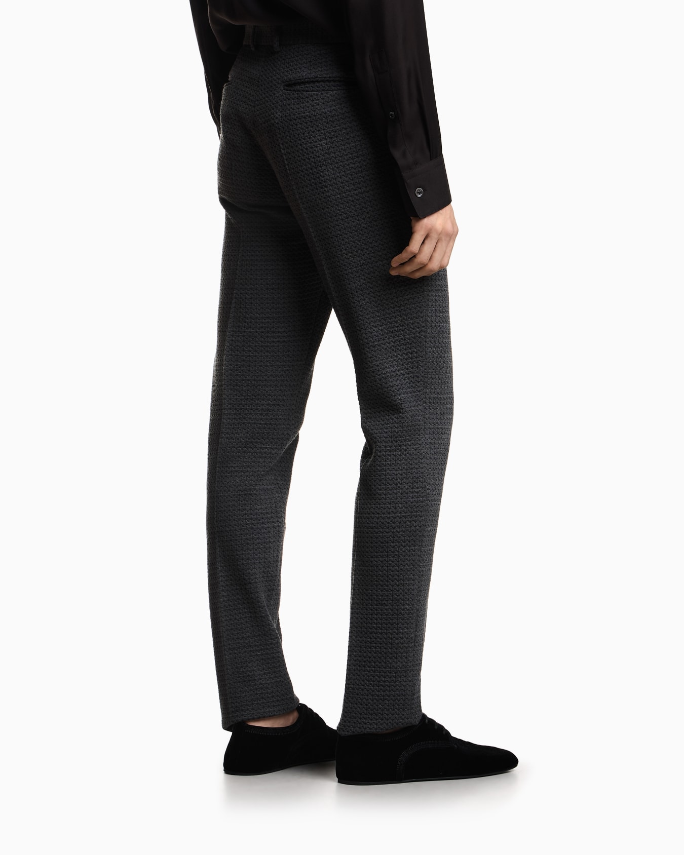 ニットパンツ 3Dジャージー スライドする 2