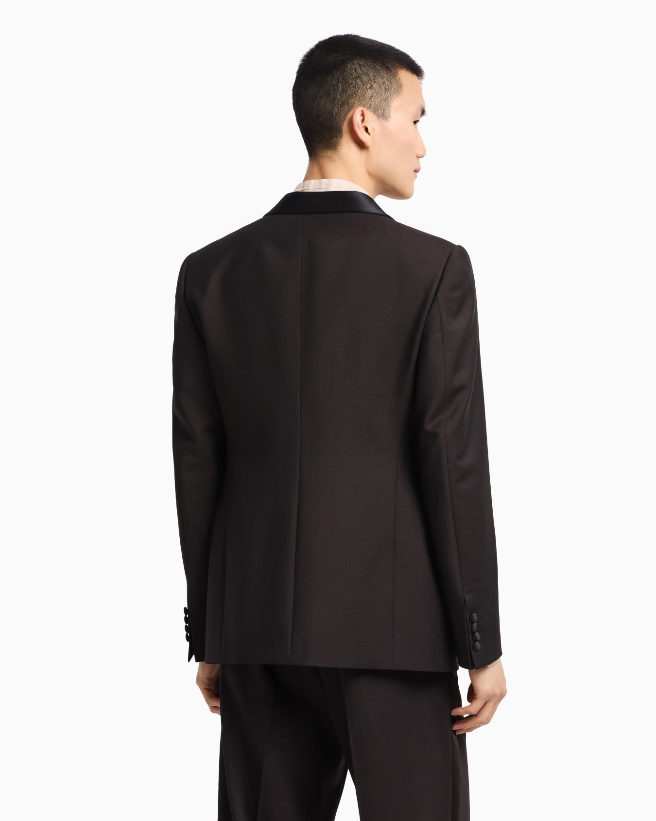 Smoking-Jacke aus einer High-Twist Mohair-Woll-Mischung mit Schalkragen Folie 2