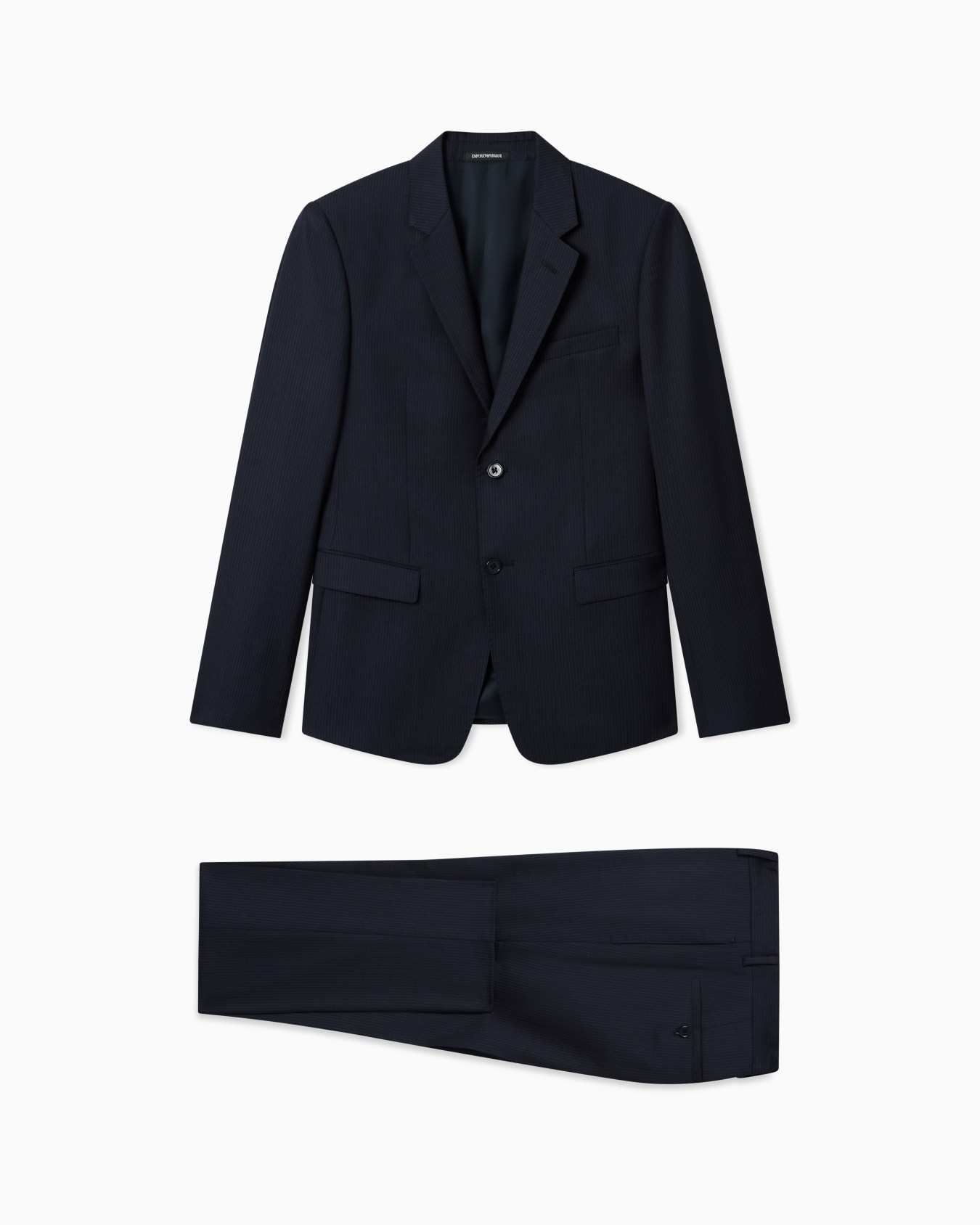 High twist wool dress with micro-designs Slide 0