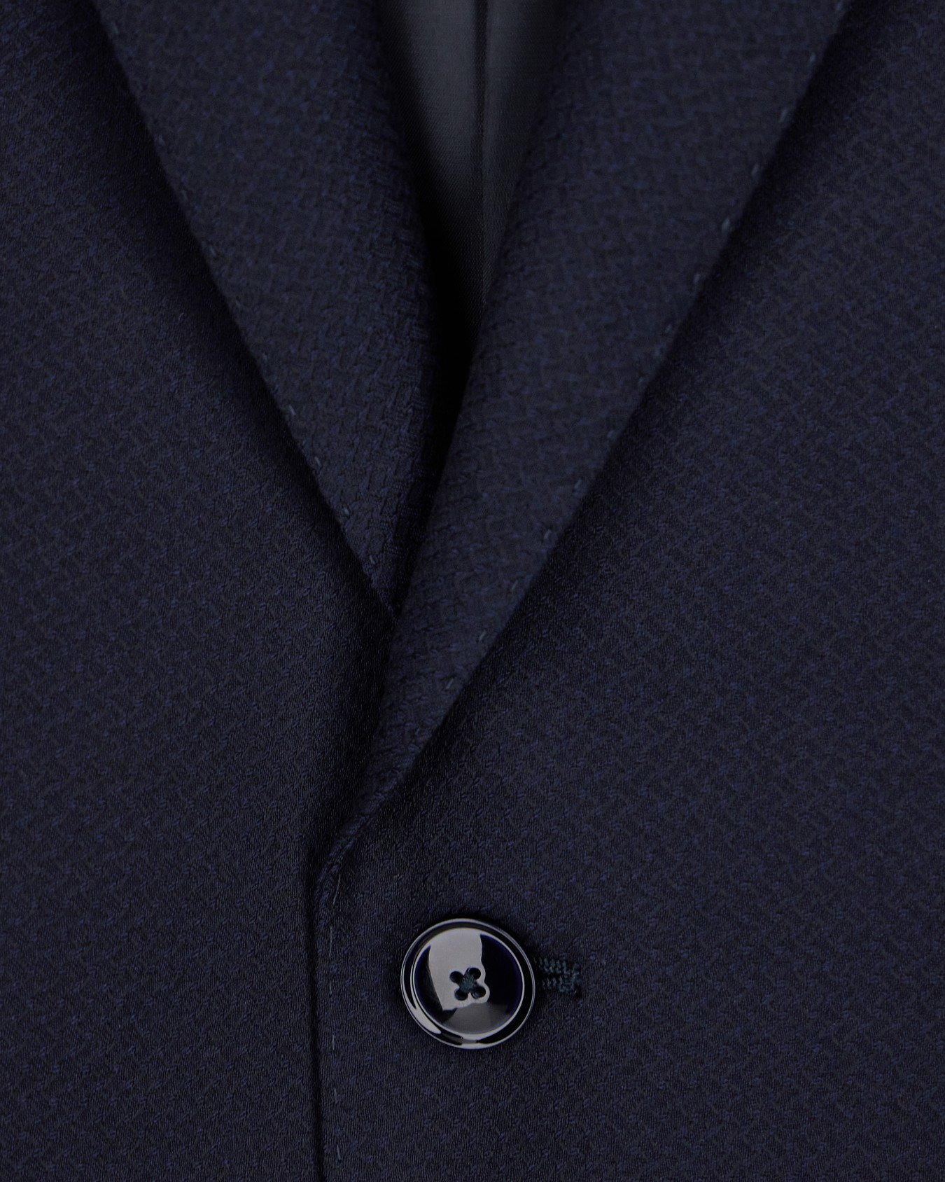 Costume doublé en laine vierge à micro motif Diapositive 3