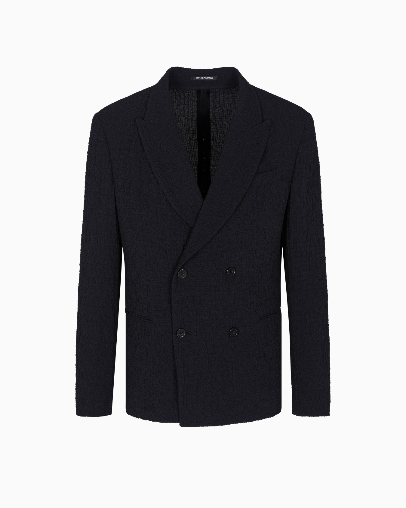 エンポリオアルマーニ ダブルブレストジャケット 黒 新品未使用 テーラード EMPORIO ARMANI（エンポリオアルマーニ）の「【エンポリオ