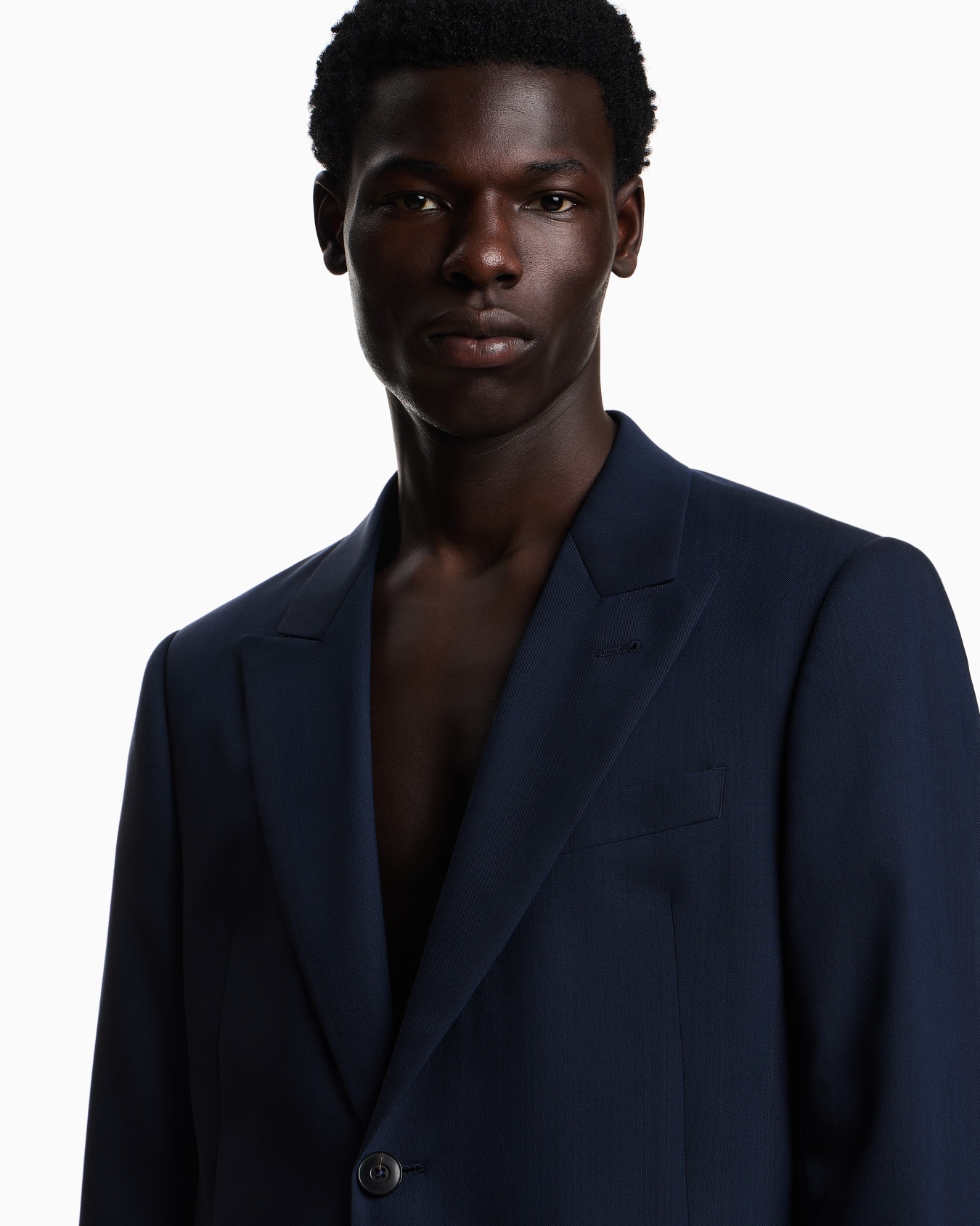 Light wool single-breasted suit 슬라이드 3