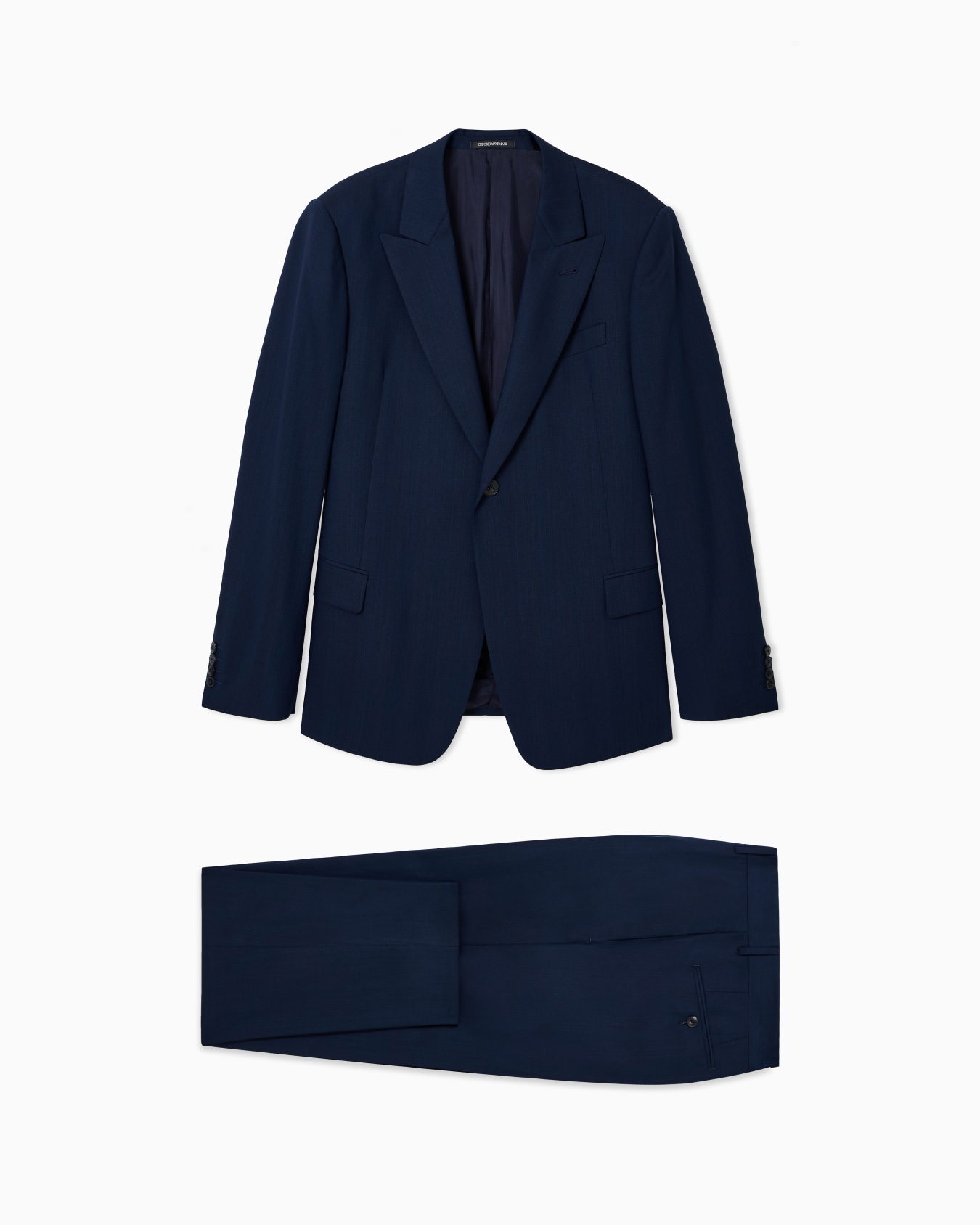 Light wool single-breasted suit 슬라이드 0