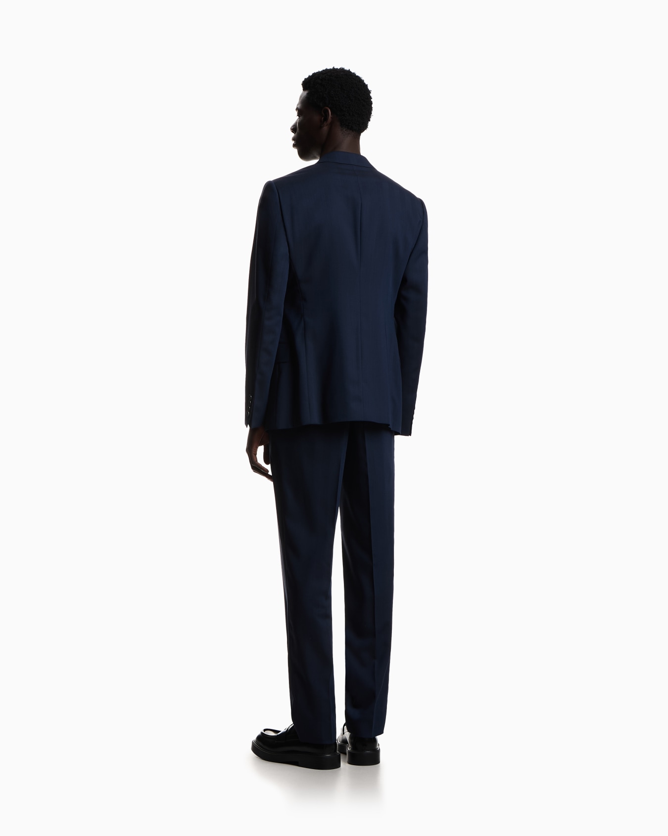 Light wool single-breasted suit 슬라이드 2