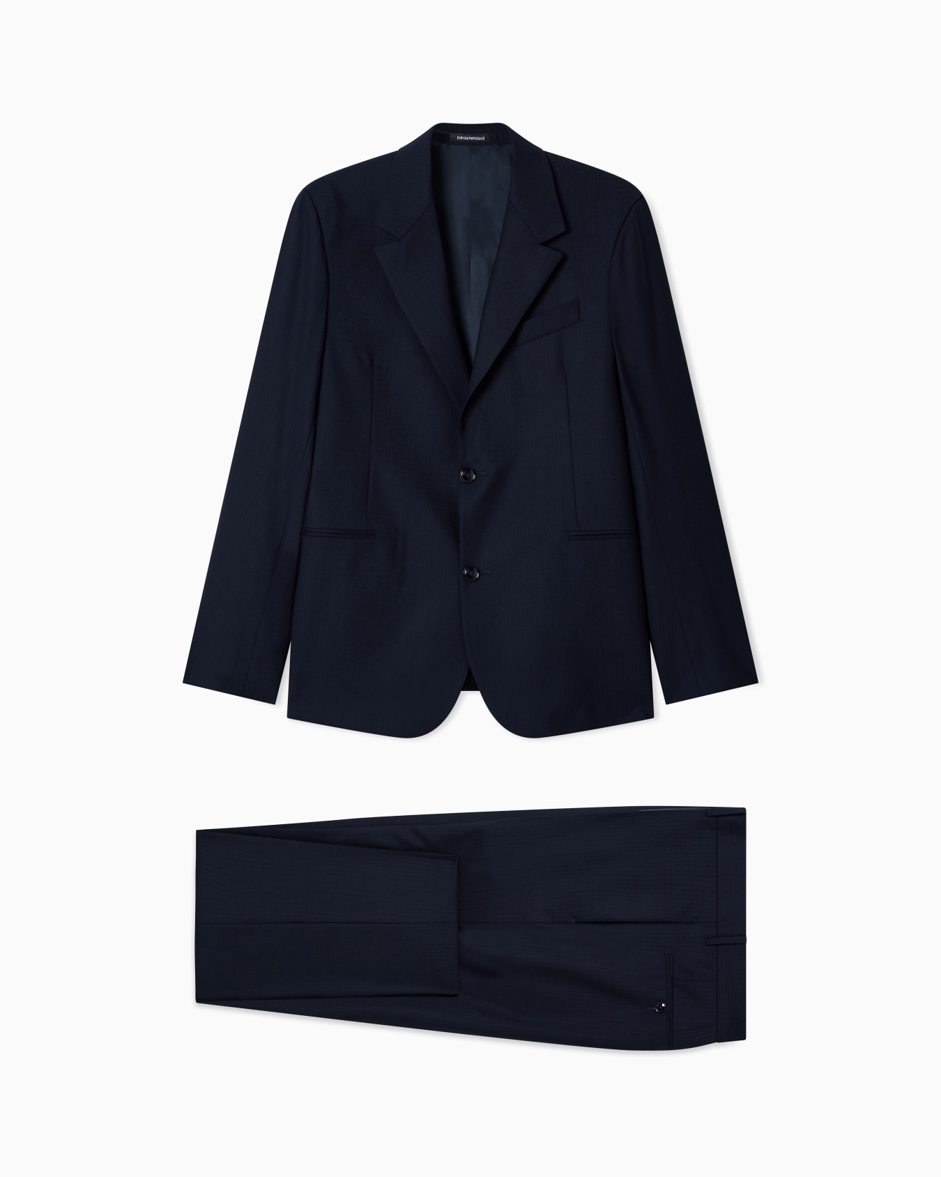 High twist virgin wool suit Slide 0