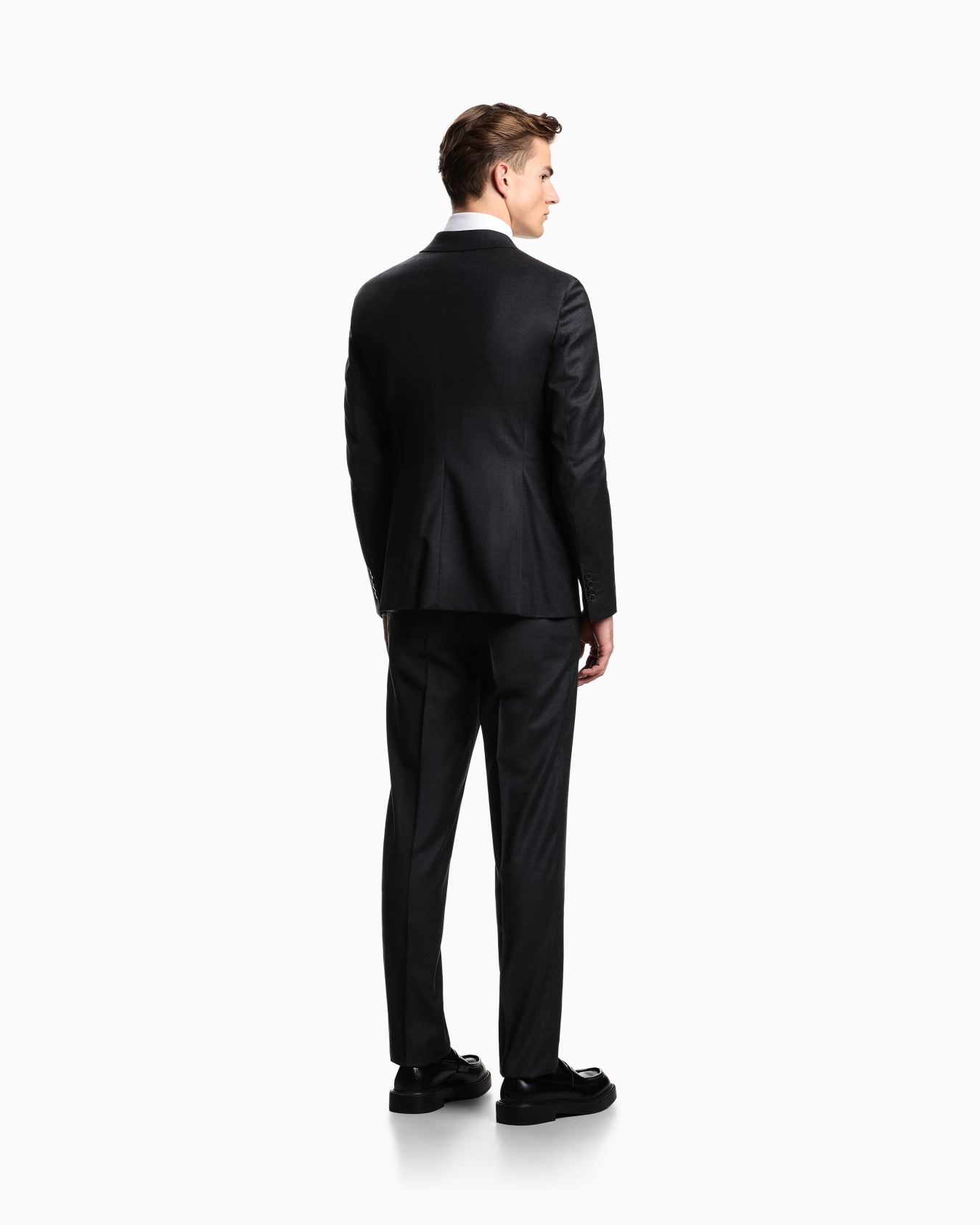 Single-breasted suit in ultra-light stretch wool Slide 2