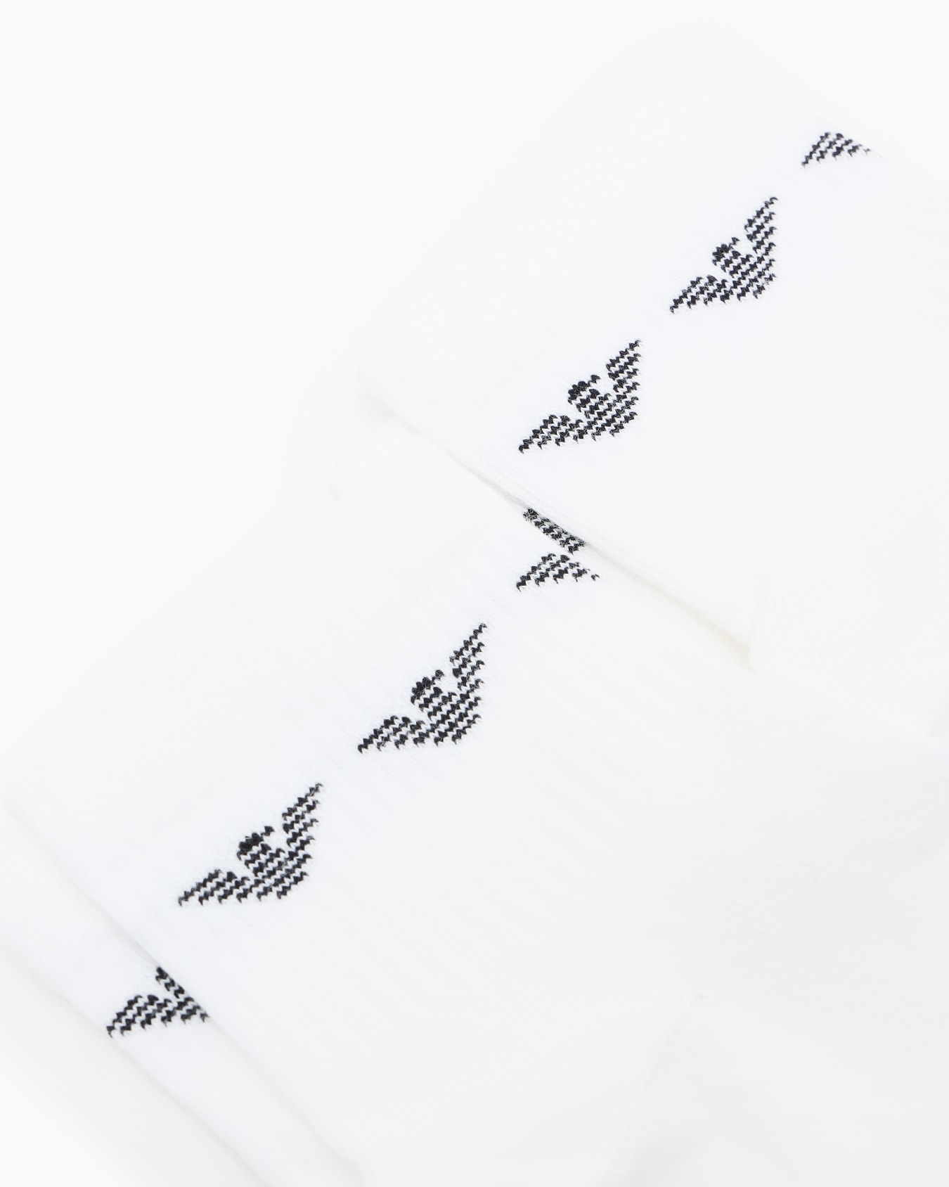Pack of 2 short terry socks with eagle logo スライドする 1