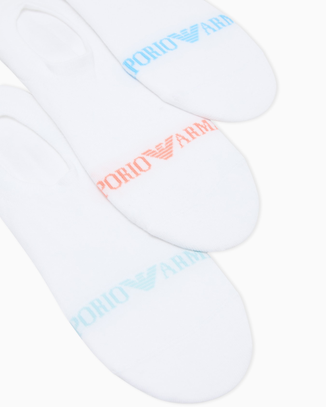 Three-pack of Extended logo trainer socks Slide 1
