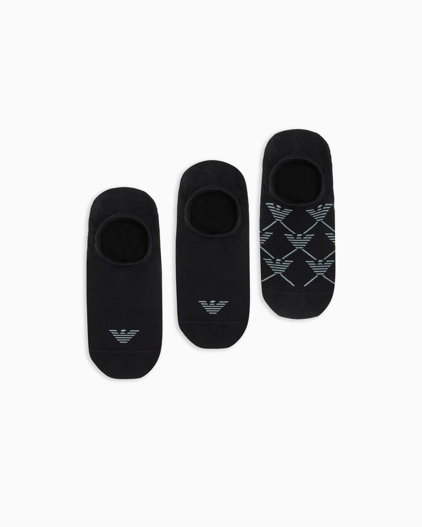 Three-pack of logo trainer socks Slide 0
