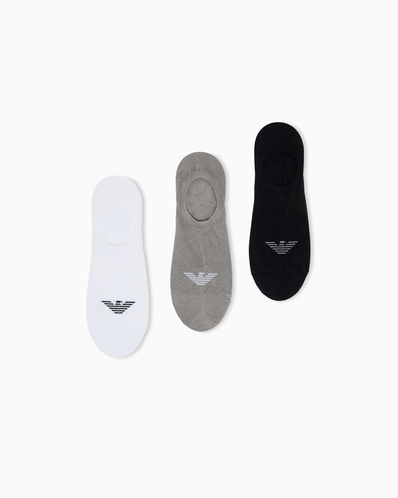 Three-pack of eagle logo trainer socks Slide 0