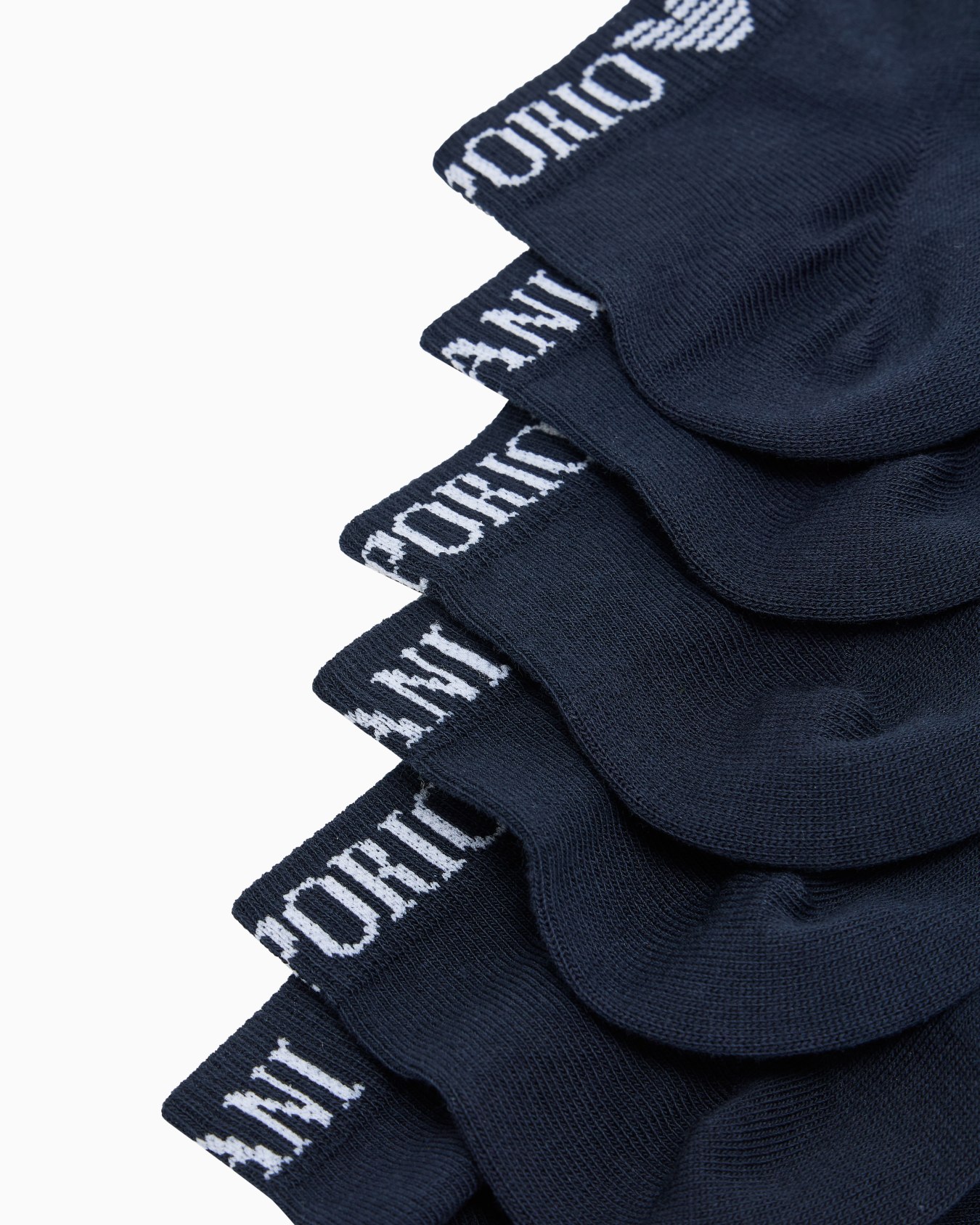 Three-pack of Extended logo ankle socks Slide 1