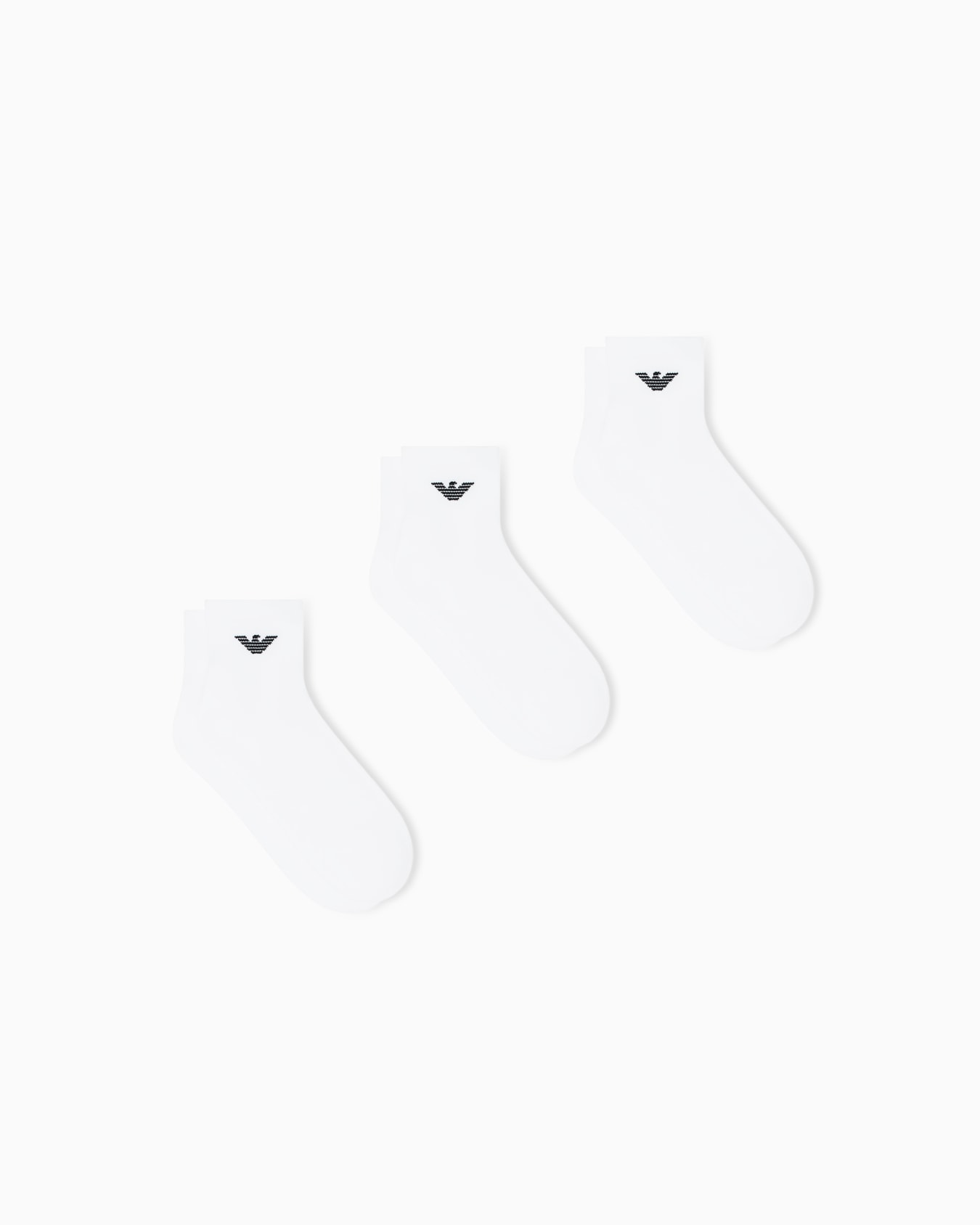 Three-pack of Sporty short terrycloth socks Slide 0
