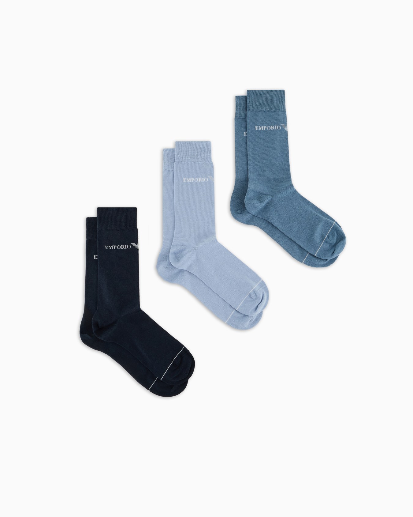 Three-pack of Extended logo socks Slide 0