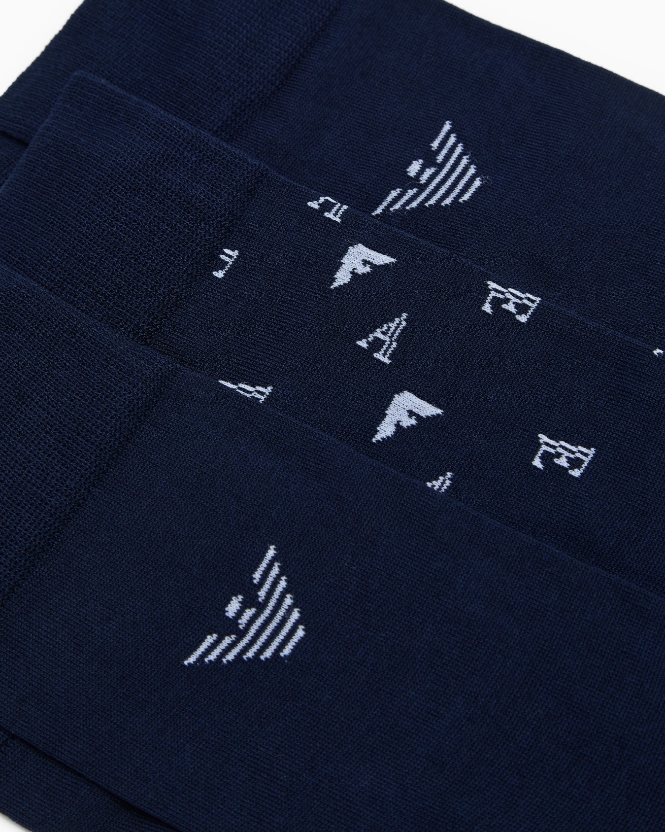 Three-pack of mercerised cotton socks with a jacquard pattern Slide 1